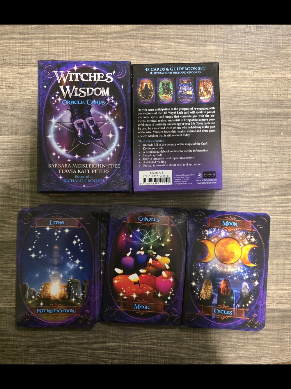 Witches' Wisdom Oracle Cards - 48 Cards With Guidebook. Used 1 Time - Picture 6 of 7